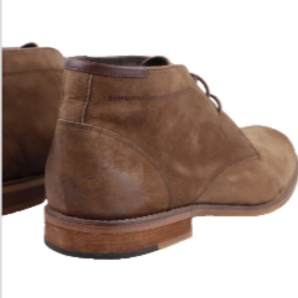 Kenneth Cole Techni-Cole Leather Chukka Gel-Cushioned Boot Burnished Toe 11.5 - Picture 3 of 17